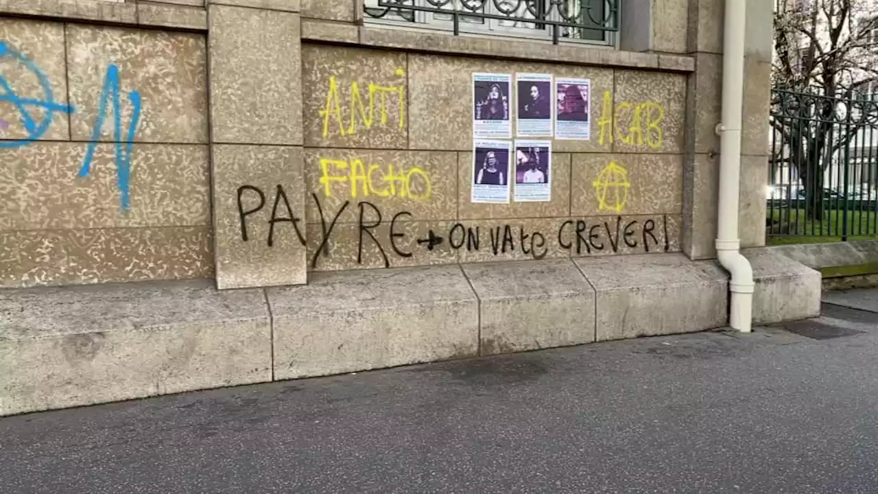 Métropole de Lyon: Renaud Payre visé par des tags de menaces de mort, deux plaintes déposées