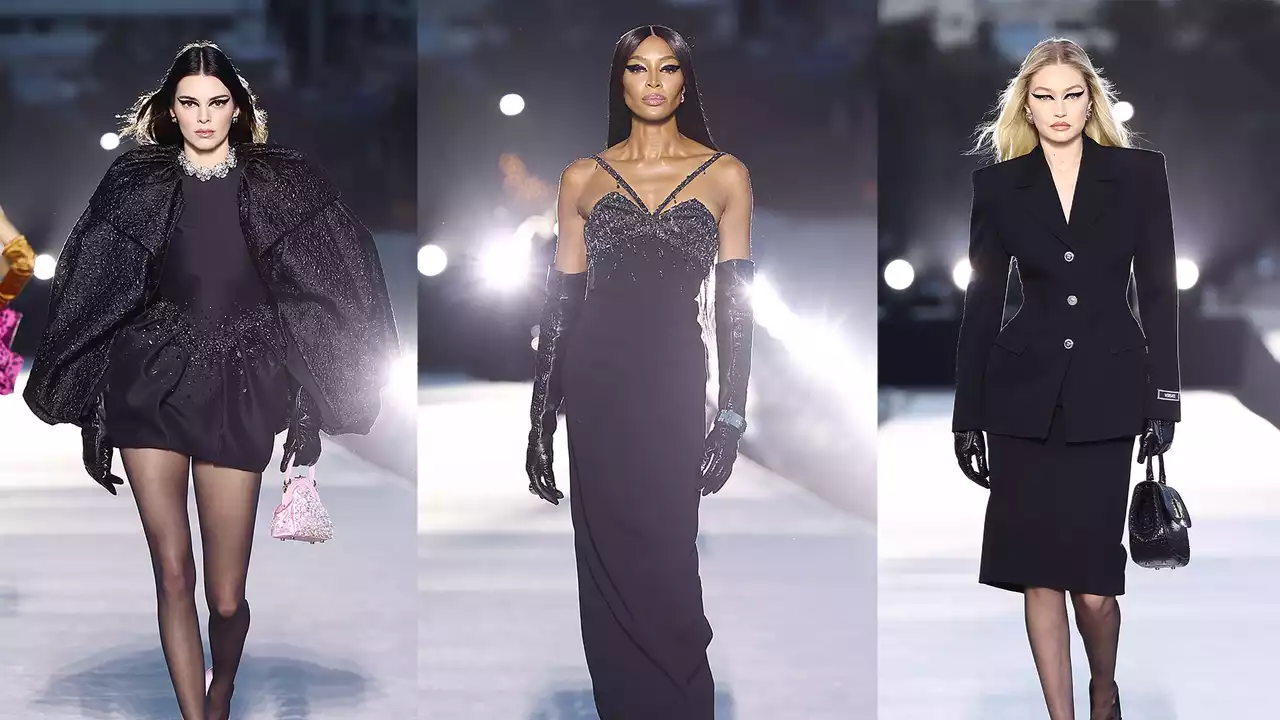 Gigi, Naomi and Kendall Led The Supermodel Bonanza At Versace