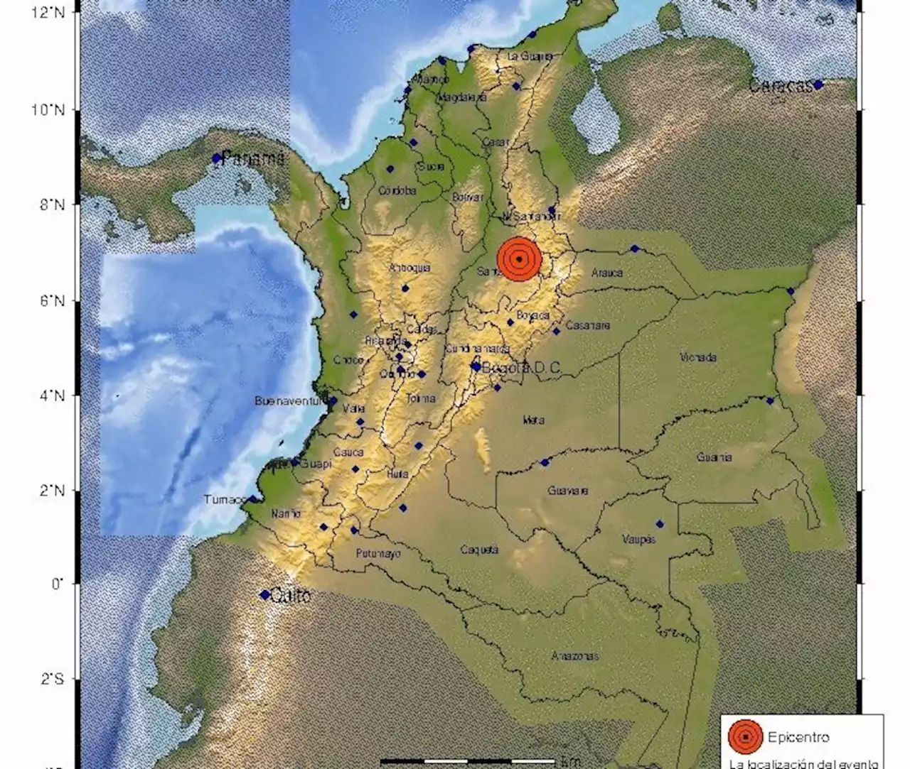 Fuerte sismo se sintió en Bogotá, Medellín y Bucaramanga