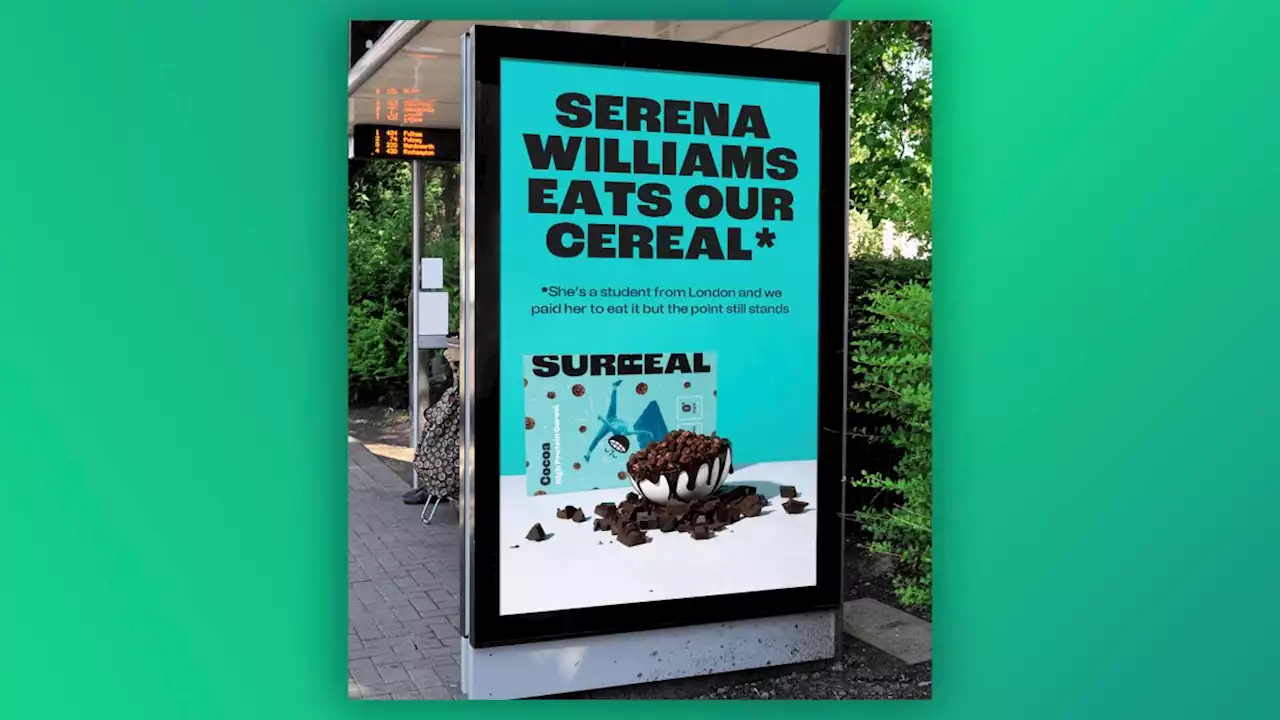 Cereal brand's hilarious celebrity billboards go viral