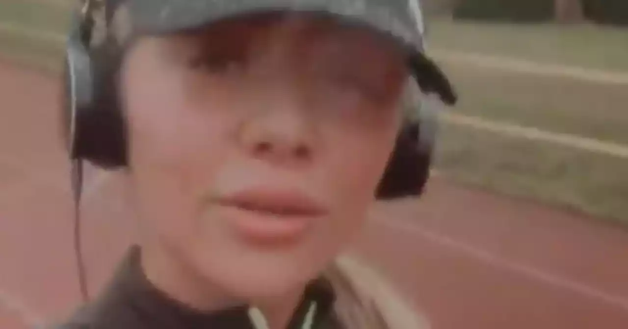 Love Island Paige Turley braces snow as she continues training for half marathon