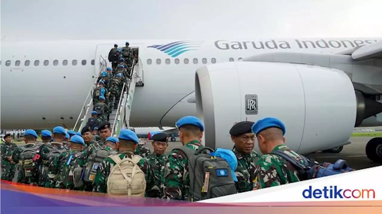 Garuda Terbangkan 2.115 Pasukan Perdamaian RI ke Lebanon dan Kongo