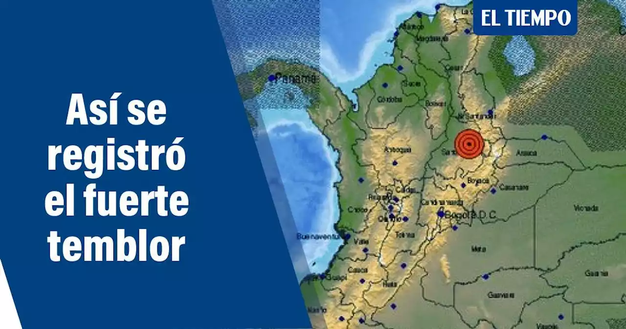 Fuerte sismo de 5.9 se sintió en Medellín, Bogotá y Bucaramanga