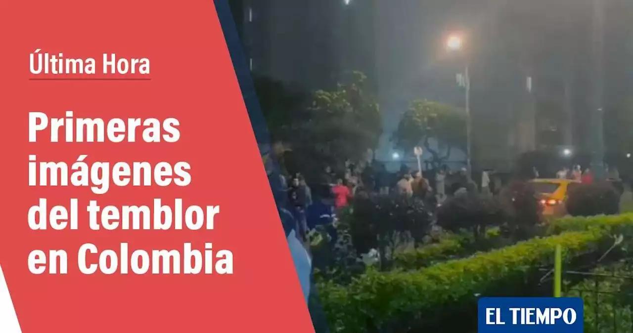 Temblor en Colombia: las primeras fotos y videos por sismo en la madrugada