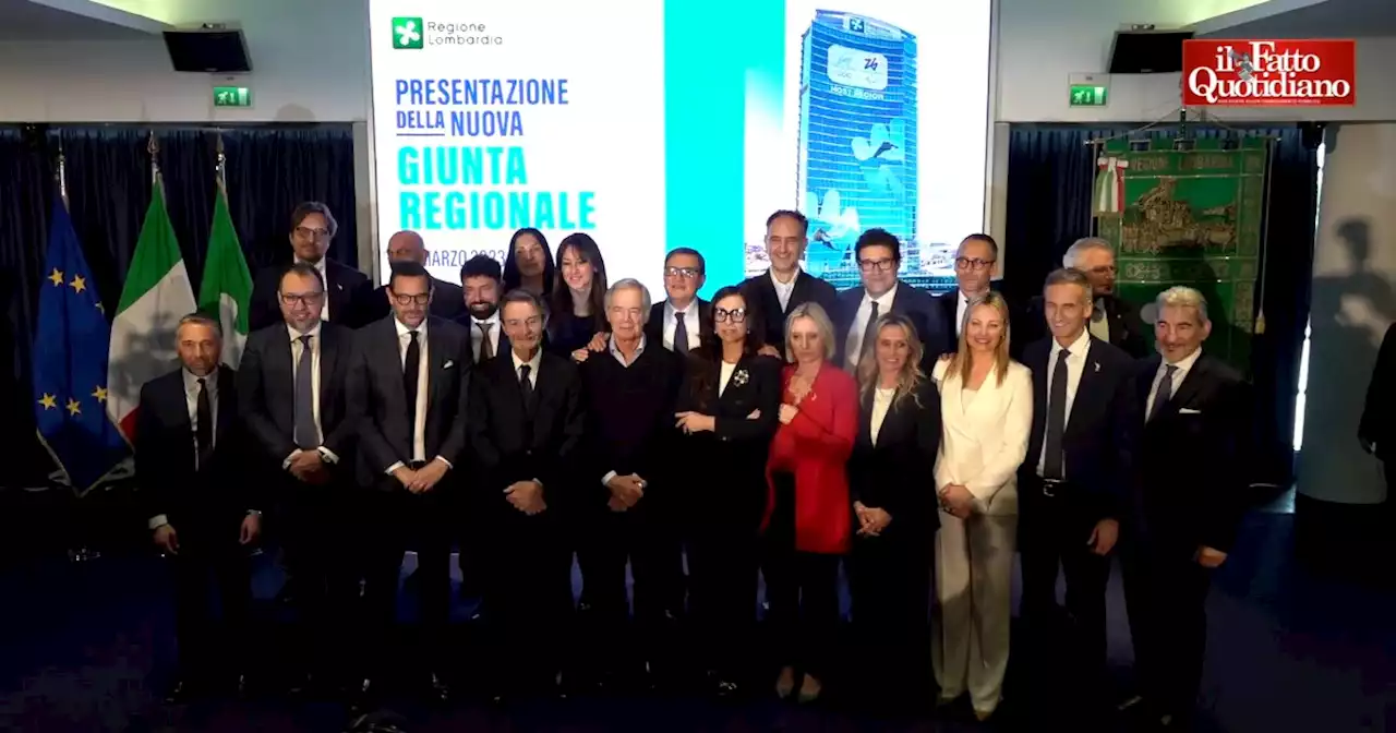 Fontana presenta la giunta della Lombardia, Romano La Russa: 'Più forti di prima perché c'è più FdI'. Santanché: 'Siamo stati generosi' - Il Fatto Quotidiano