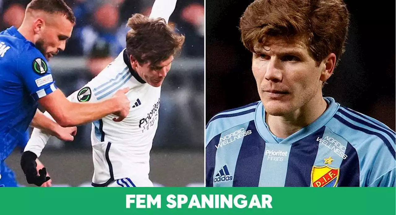 FEM SPANINGAR: 'Jobbig match för Berg'