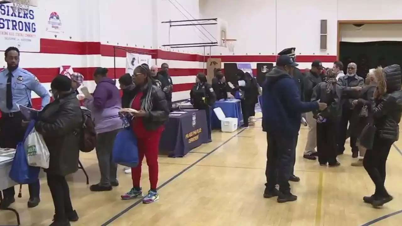 Police gather with North Philadelphia neighborhood informally to build better community relations