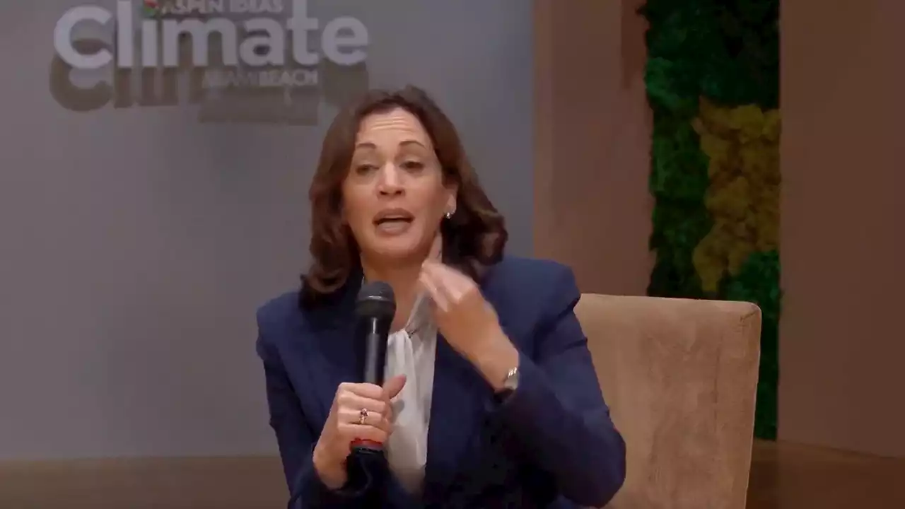 Harris mocked for stating that kids are facing 'climate mental health' issues: 'Fundamentally unserious'