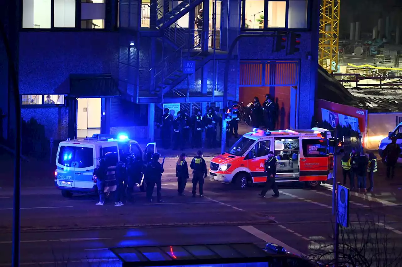 Police say unknown number of people killed in shooting at Jehoavah’s Witness hall in Germany