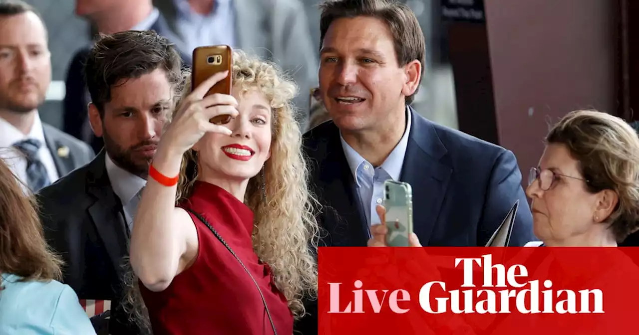 Ron DeSantis heads to Iowa as Republican 2024 race heats up – live