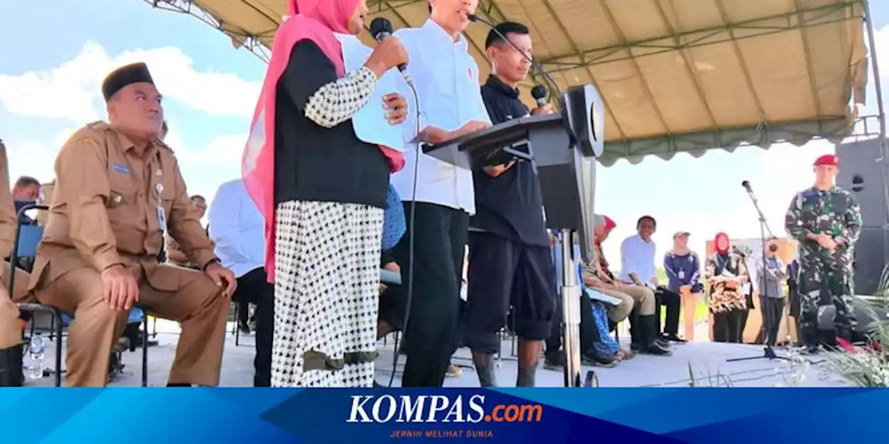 Curhat Petani Hutan ke Jokowi, Senang Dapat Sertifikat Tanah, Jagung Ludes Diserang Tikus