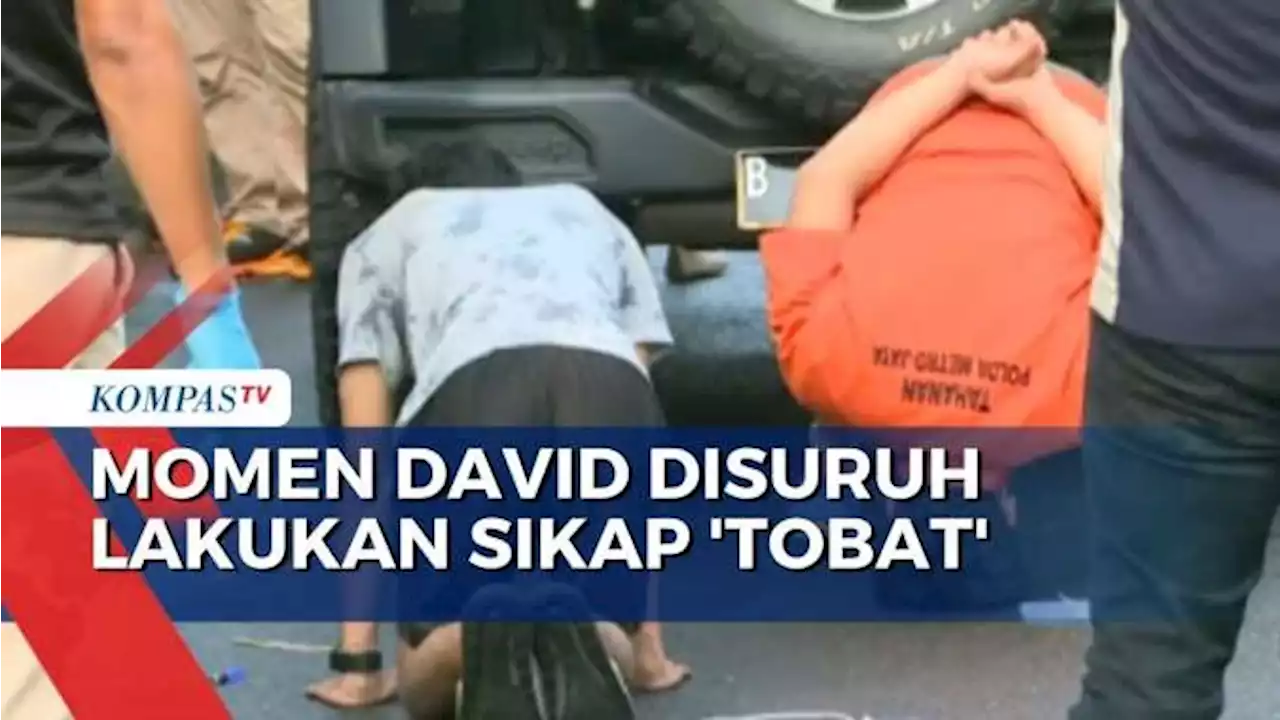 Begini Cara Mario Suruh David Lakukan Sikap 'Tobat' Sebelum Lakukan Aksi Penganiayaan