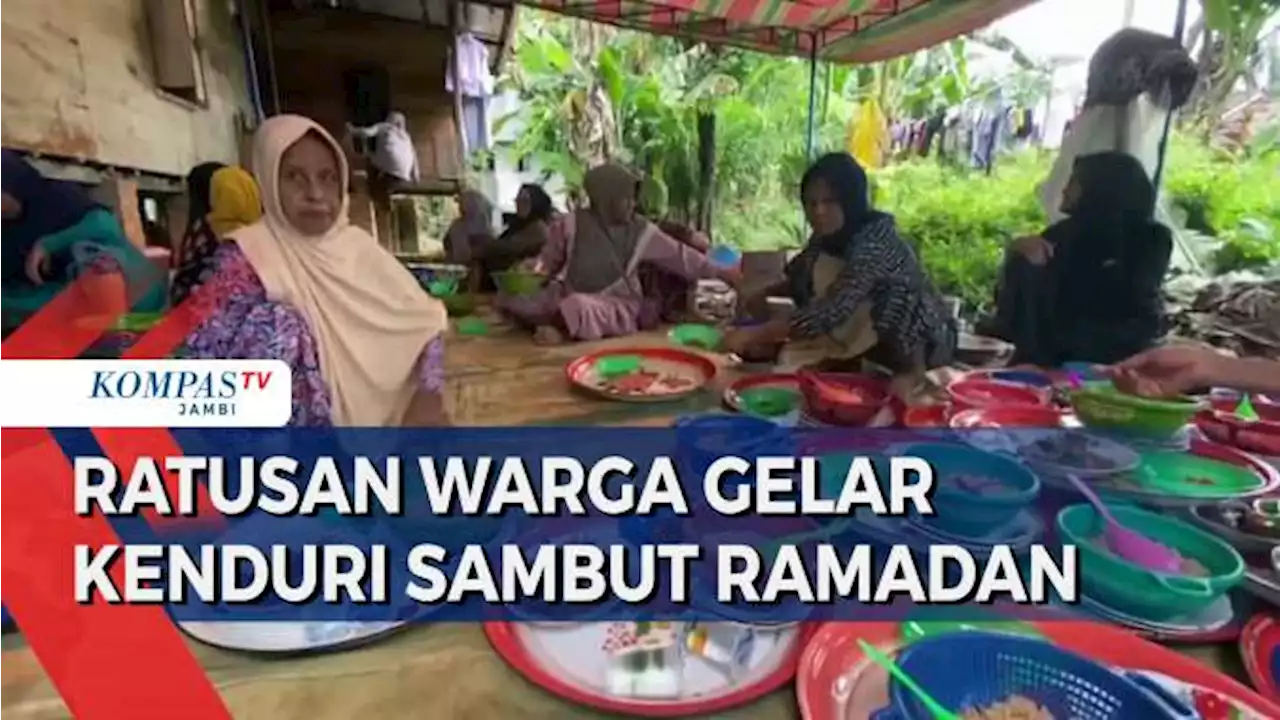 Ratusan Warga Gelar Kenduri Sambut Ramadan