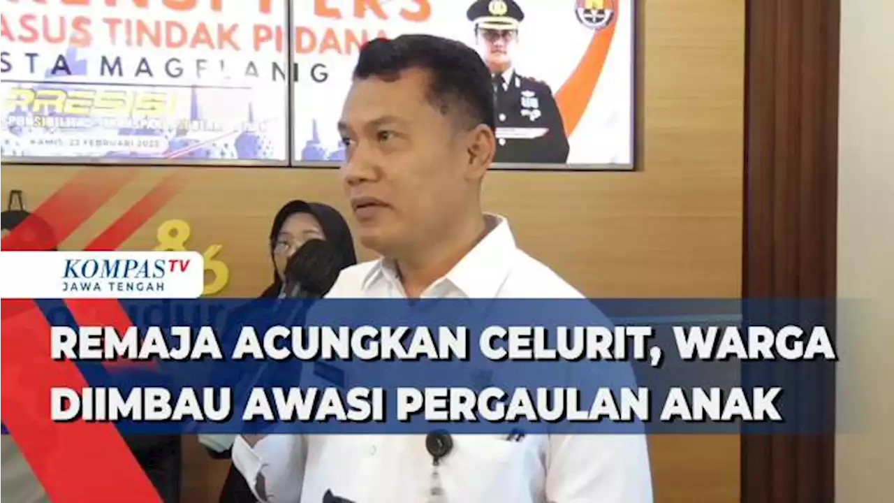 Remaja Acungkan Celurit, Warga Diimbau Awasi Pergaulan Anak