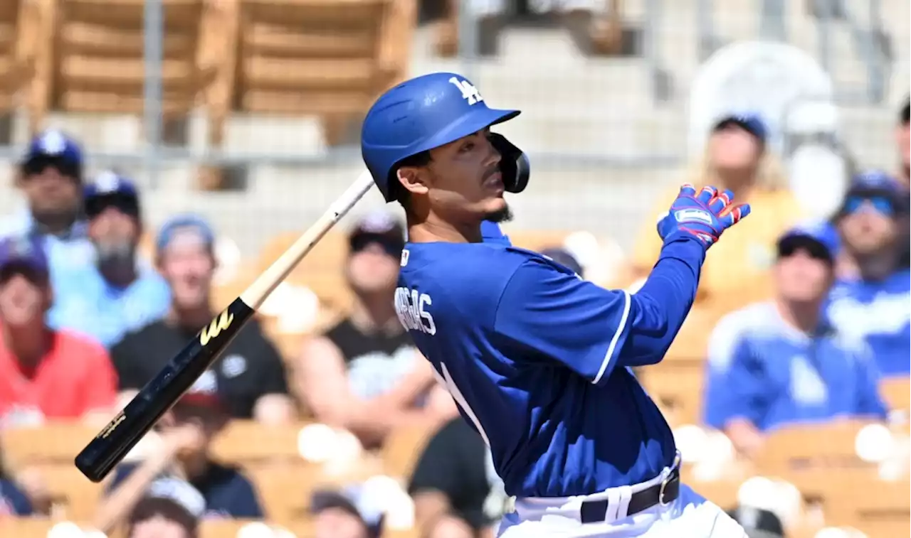 Miguel Vargas swings away but Dodgers blanked by A’s