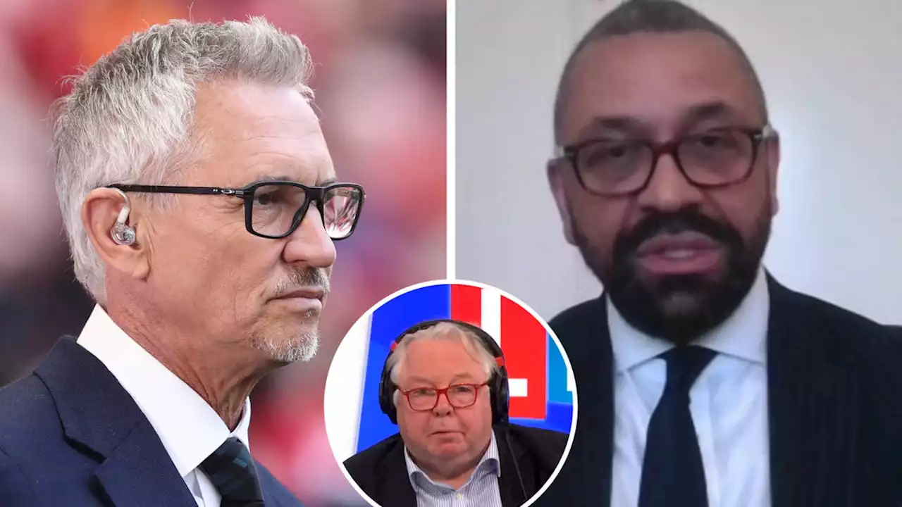 Gary Lineker needs to study the history books, Foreign Secretary says after football pundit's criticism of migrant plan