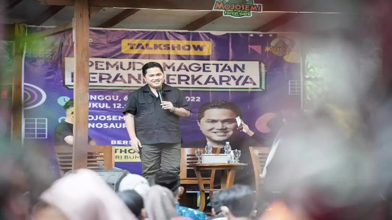 Totalitas Layani Masyarakat, Bikin Milenial Kepincut Dukung Erick Thohir Cawapres