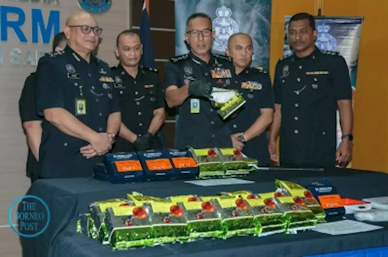 Kuching cops seize record 35kg drugs valued at RM3.5m