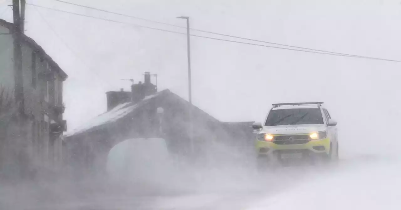 Multiple crashes reported in 'awful blizzard conditions'