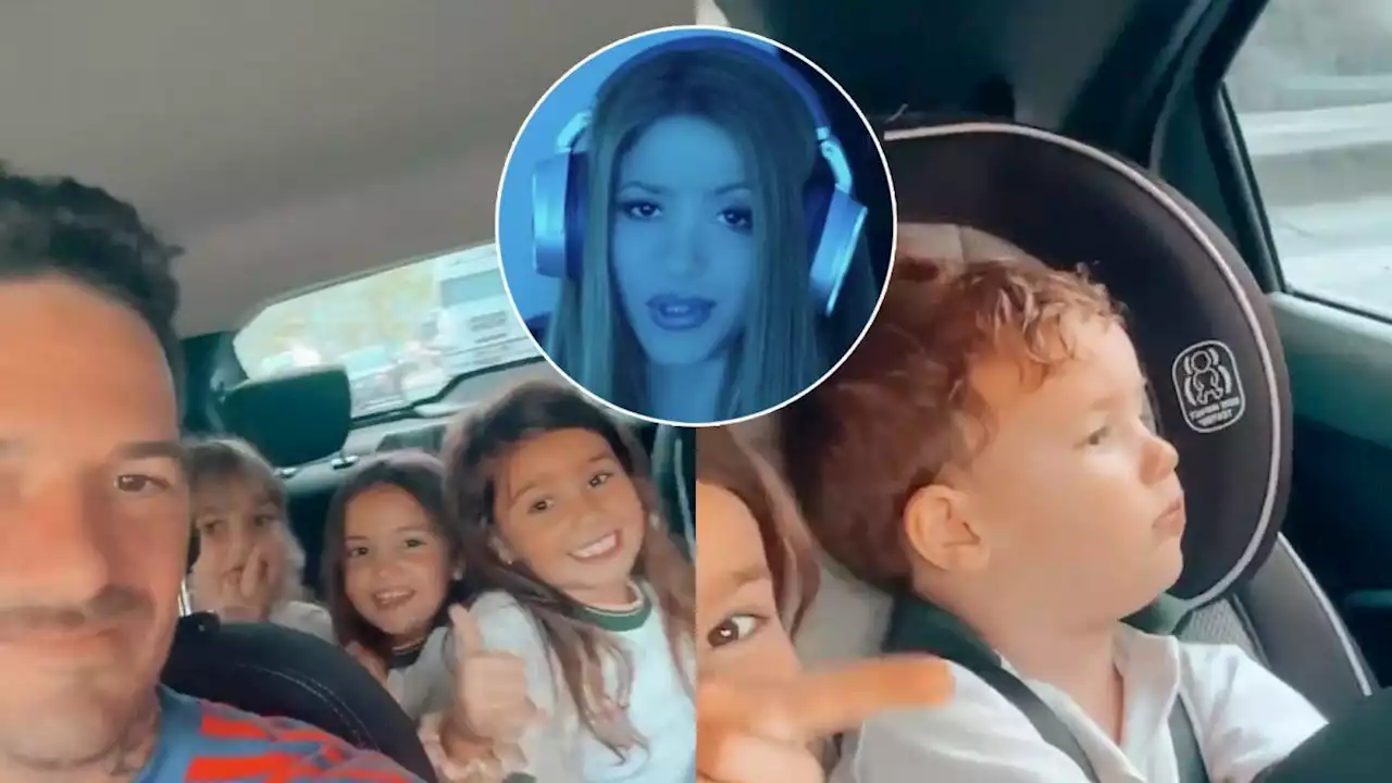 La reacción de un nene a la canción de Shakira contra Piqué que causa furor en las redes