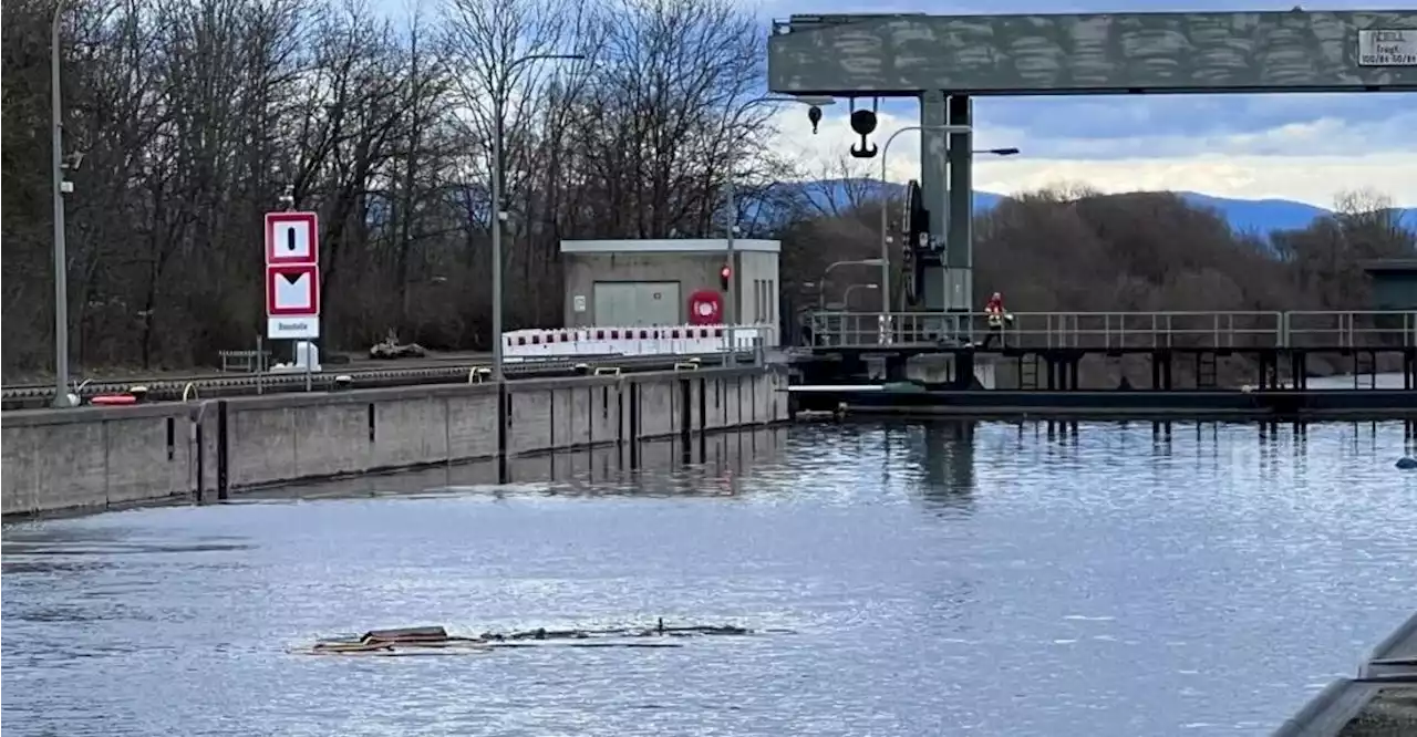 Großalarm nahe Wörth: Riesiges Frachtschiff in der Donau versunken