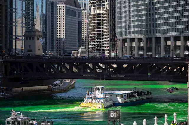 ICYMI: Watch the Chicago River Turn Green in Celebration of St. Patrick's  Day – NBC Chicago