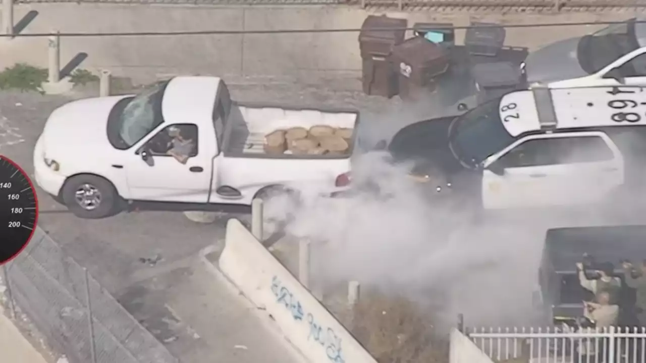 Reckless, Possibly Intoxicated Pursuit Driver Tries to Ram Sheriff's SUV in Compton Standoff