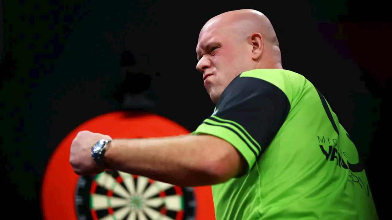 Van Gerwen zet Clayton opzij en begint overtuigend aan Premier League-avond