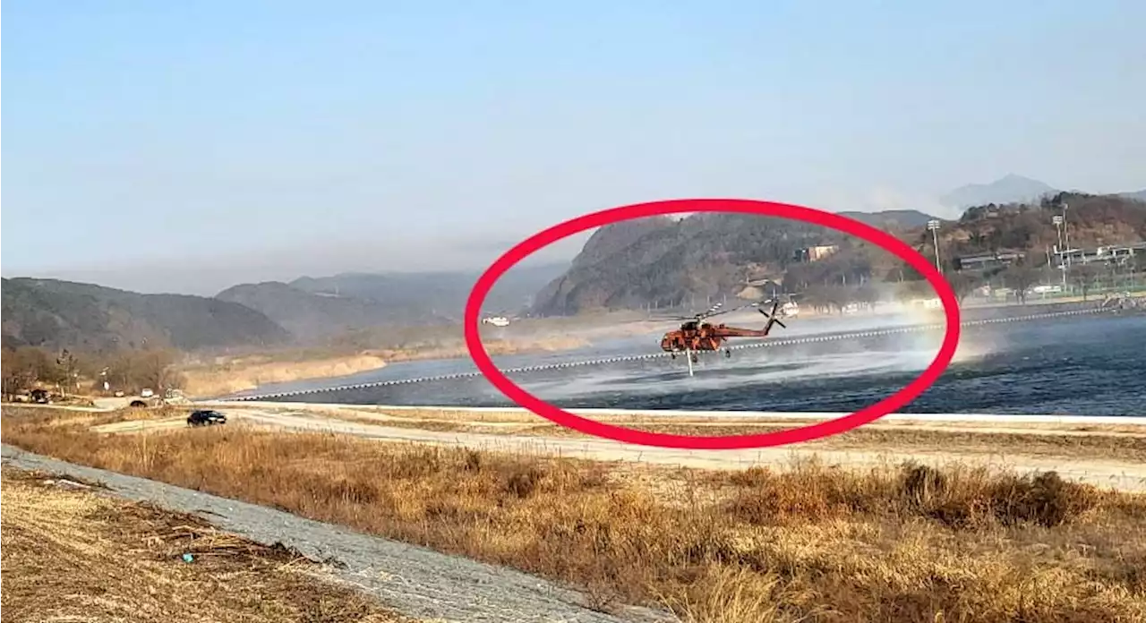 10일 아침에 합천 산불 또 발생 ...'주민 대피' 안내