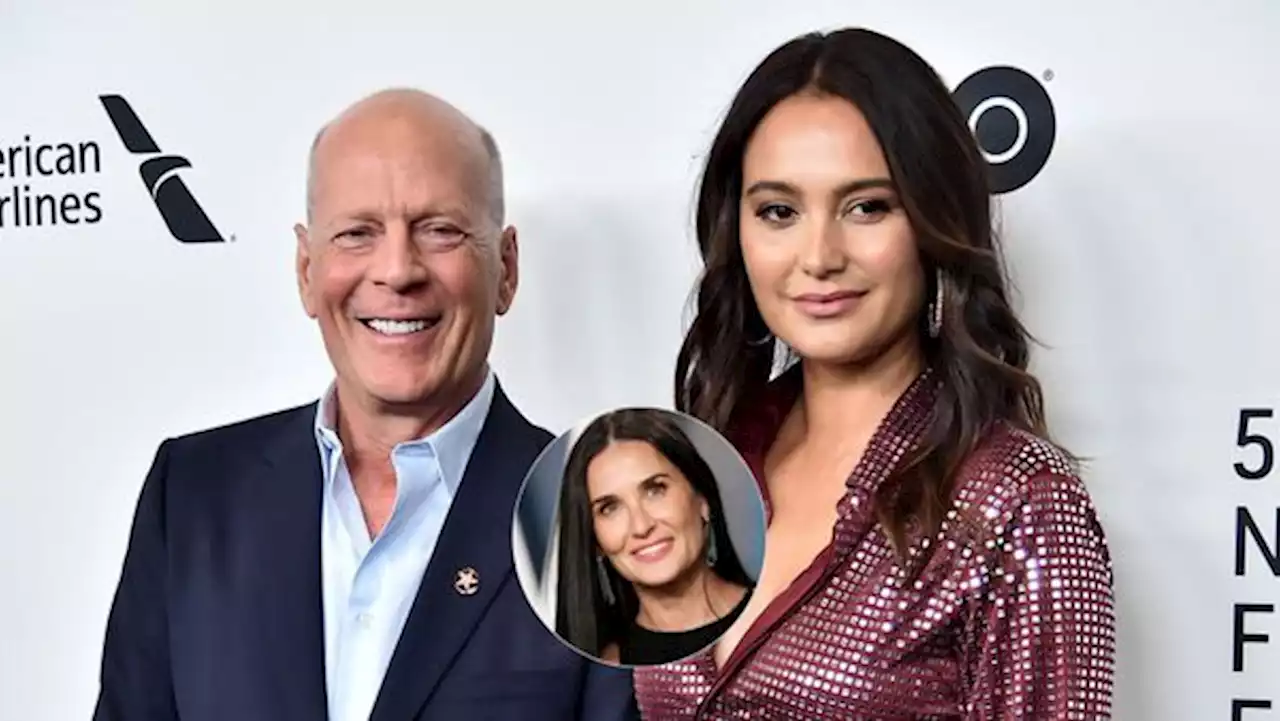 Esposa de Bruce Willis corta rumor de vivir con Demi Moore: “Una tontería (…) basta” - Pulzo