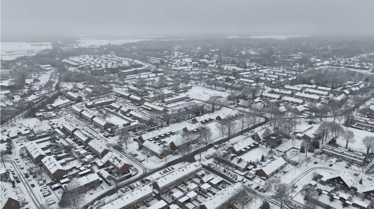 In beeld: Drenthe ontwaakt in winterse wereld