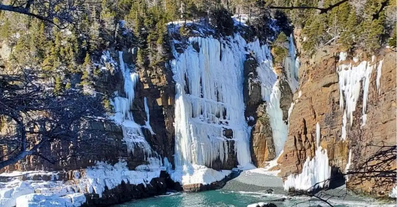 WEATHER PHOTO: Ice falls along the Stiles Cove Path, N.L. | SaltWire