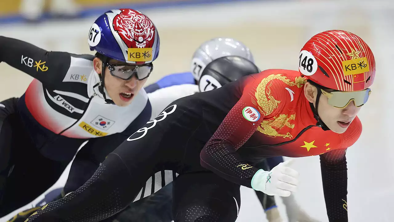 중국 쇼트트랙 린샤오쥔, 500ｍ 예선 1위…같은 조 박지원 탈락