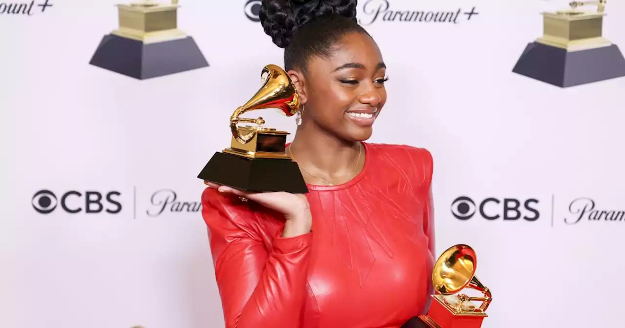 Samara Joy, a two-time 2023 Grammy-winner at 23, is understandably jazzed: 'It was pretty crazy!'