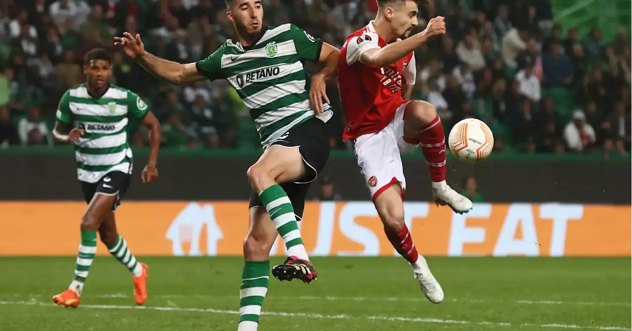 O empate entre Sporting e Arsenal contado em 131 segundos