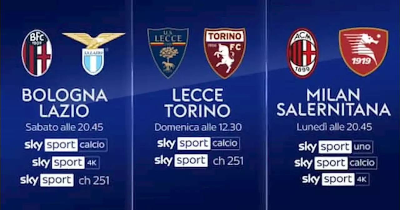 Il calendario della 26^ giornata di Serie A