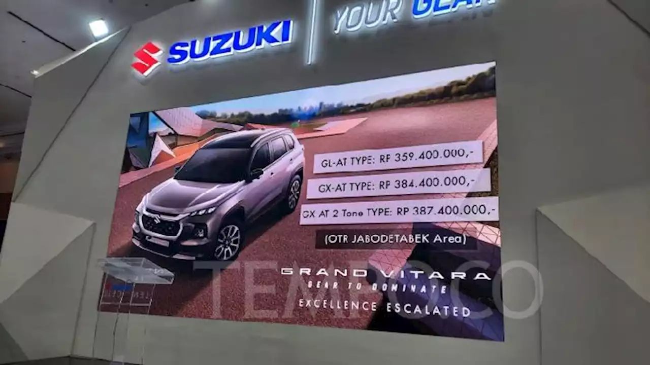 Harga Suzuki Grand Vitara Mulai Rp 359,4 Juta