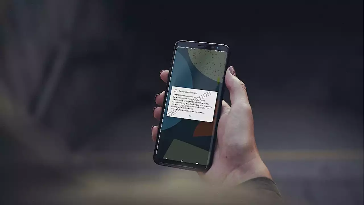 Snart kan du blive varslet via din smartphone - hør sirenen her