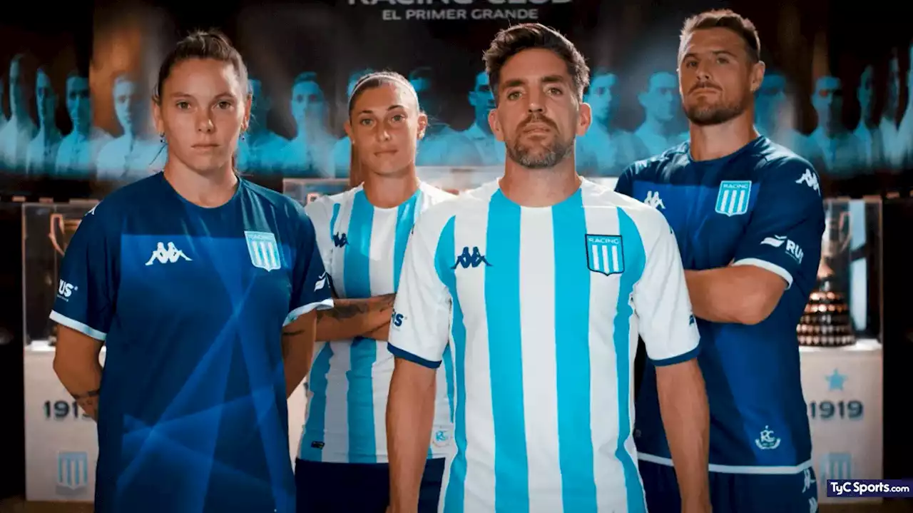 Racing presentó su NUEVA CAMISETA para la Liga Profesional 2023 - TyC Sports