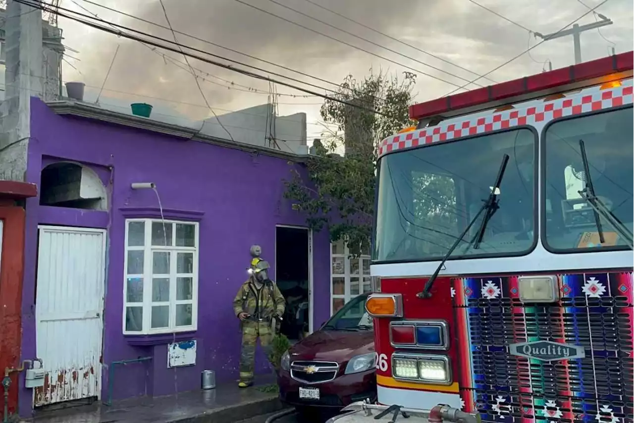 Cortocircuito origina incendio en colonia al sur de Saltillo