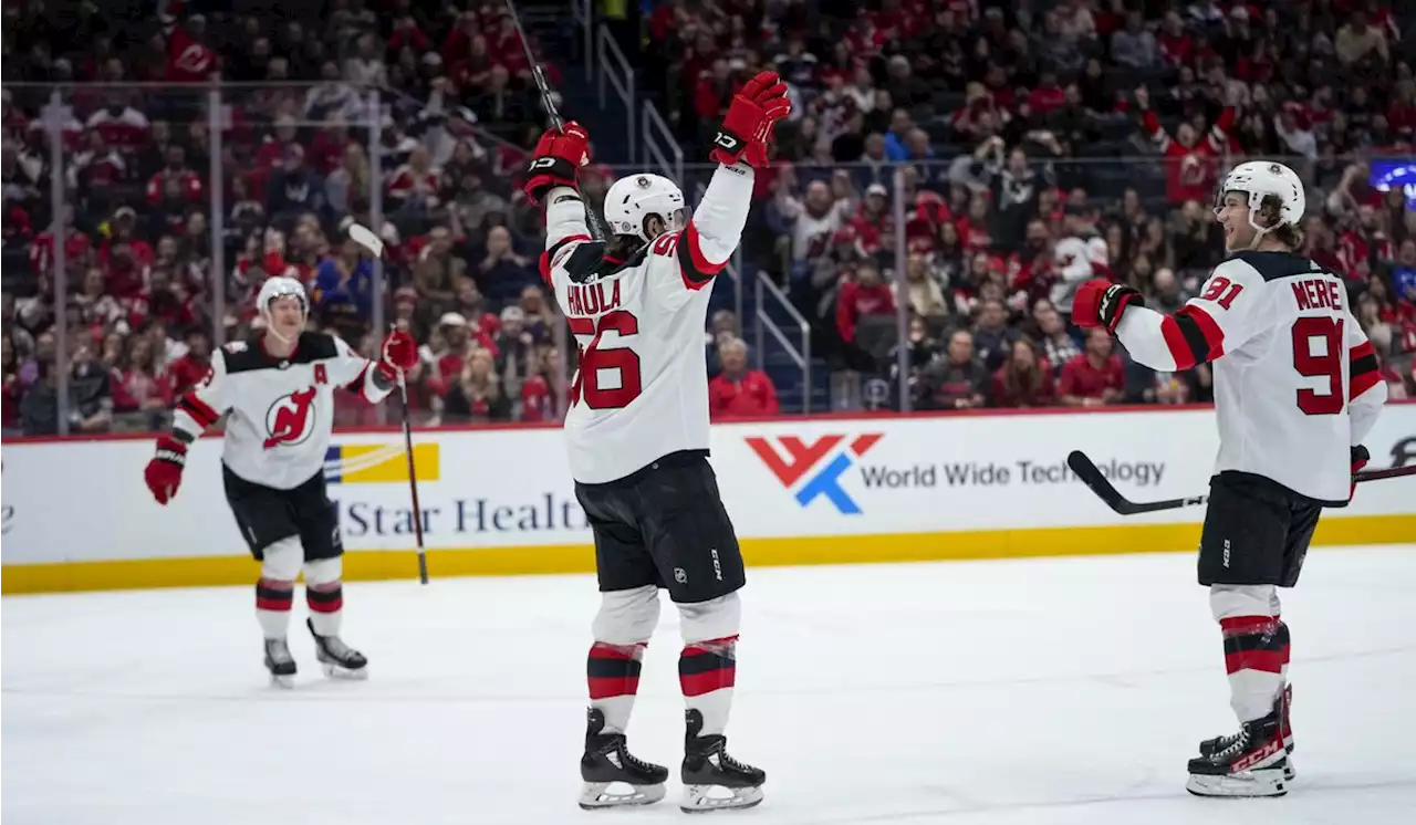 Timo Meier scores in shootout, Devils beat Capitals 3-2