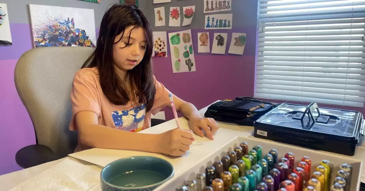 Valley 10-year-old's artwork turns into clothes, growing business