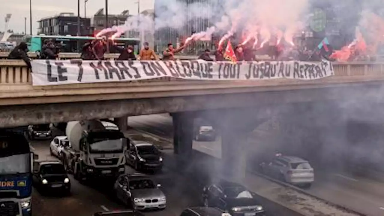 Francia vivió la séptima jornada de protestas contra la reforma jubilatoria de Macron