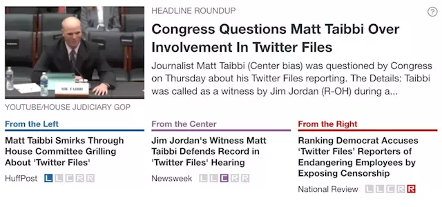 Congress Questions Matt Taibbi Over Involvement In Twitter Files