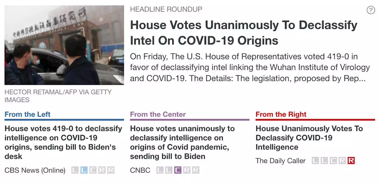 House Votes Unanimously To Declassify Intel On COVID-19 Origins