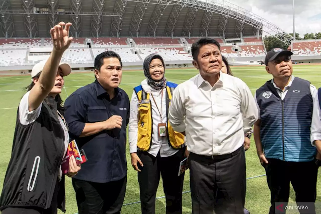 Erick Thohir beri rapor baik kesiapan Sumsel untuk Piala Dunia U-20