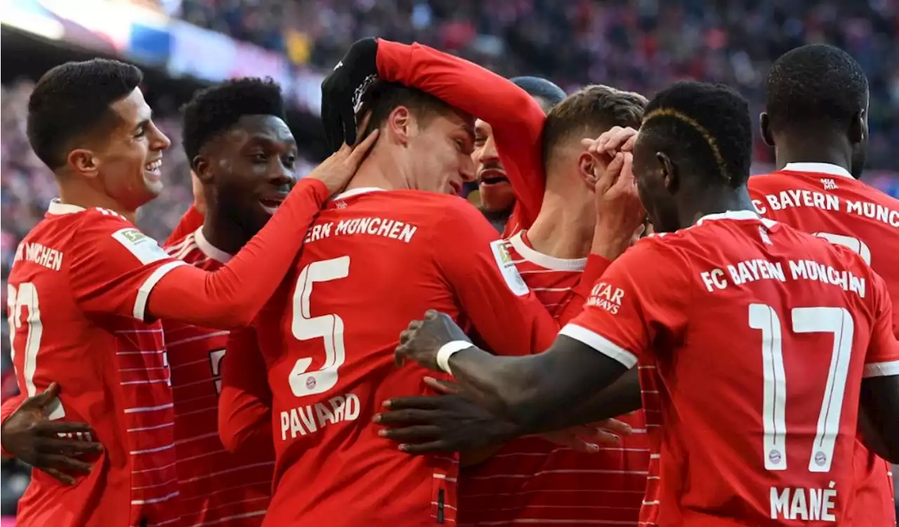 Bayern Múnich golea en casa y sigue como líder en la Bundesliga de Alemania