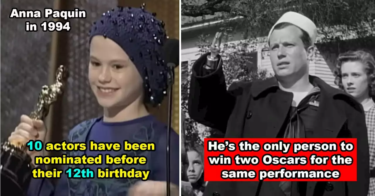 23 Bizarre And Shocking Celebrity Facts About The Oscars That Are Just Really, Really Cool