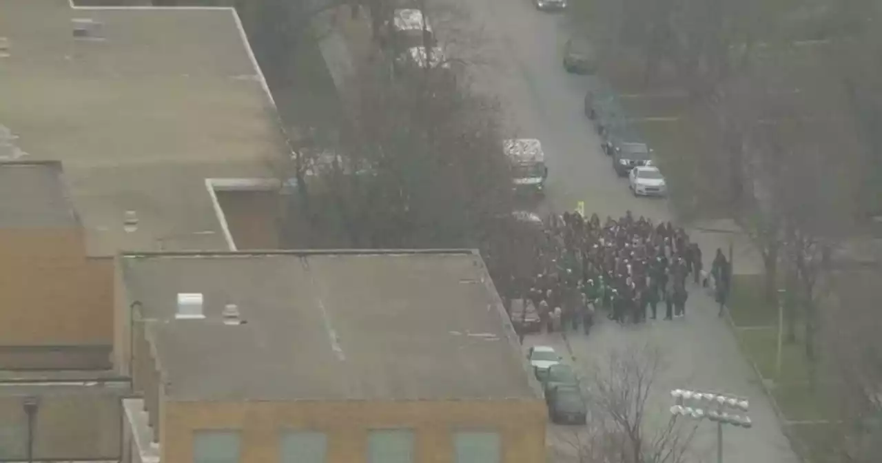 Hundreds of students walk out of Oak Park and River Forest H.S. among concerns about fights