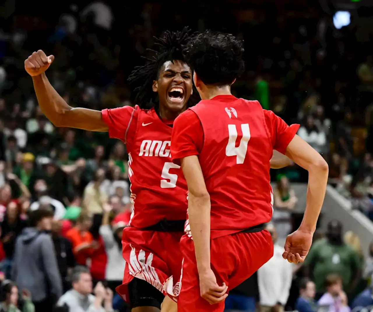 Rudy Carey, Denver East rout Mountain Vista to reach Class 6A boys basketball state title game